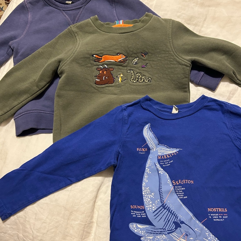 Joules Kids Sweatshirts - Olive, Blue, Purple